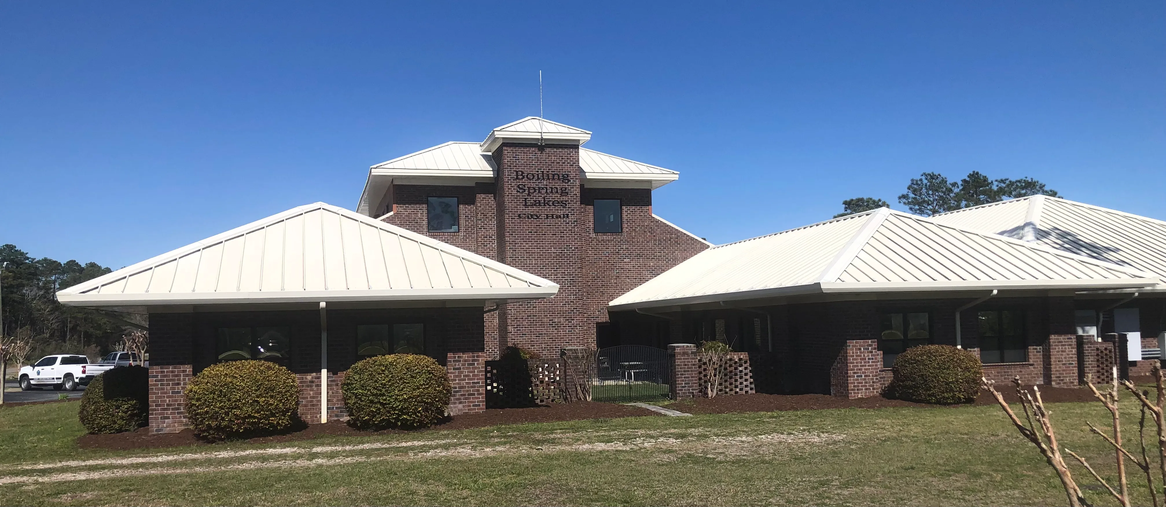 Boiling Spring Lakes City Hall in Boiling Spring Lakes, North Carolina.