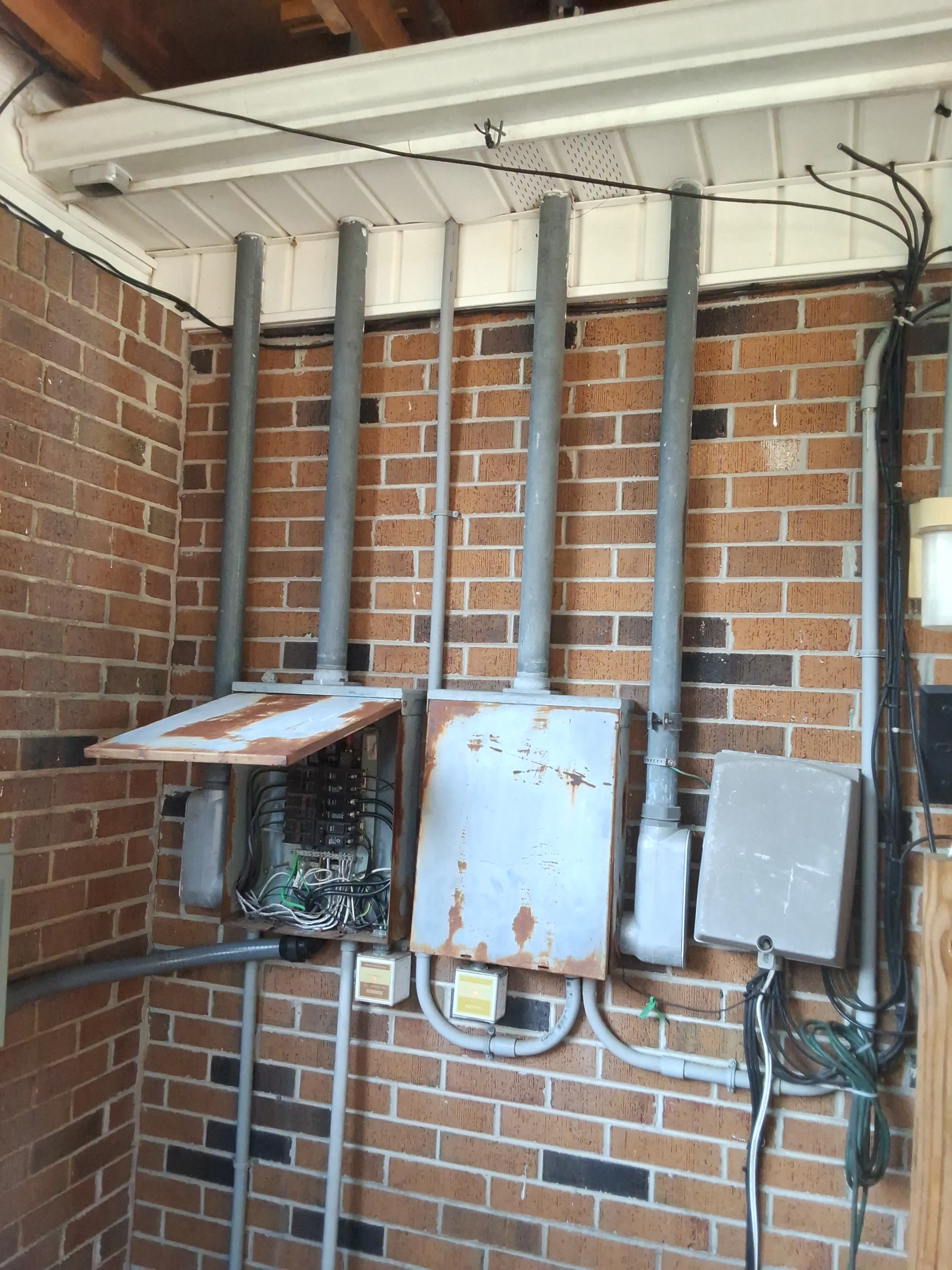Federal Pacific electrical panel reviewed before replacement in a Wilmington home.