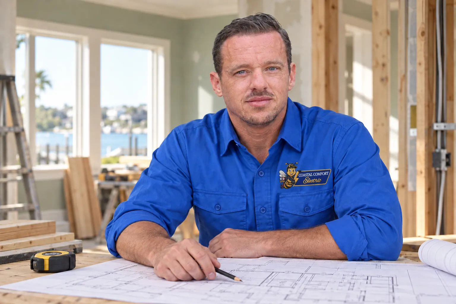 Jordan Jacobs at a project planning table
