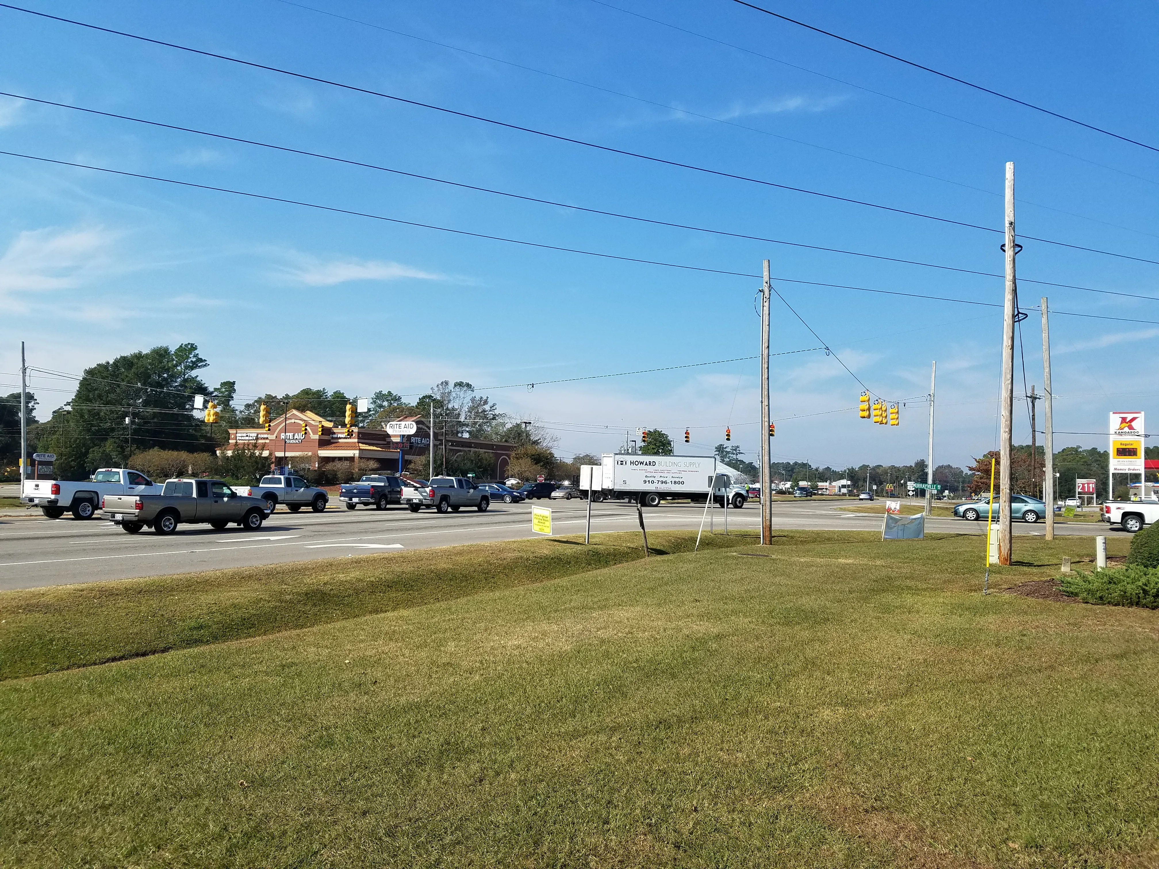 Central Junction area in Murrayville, North Carolina.