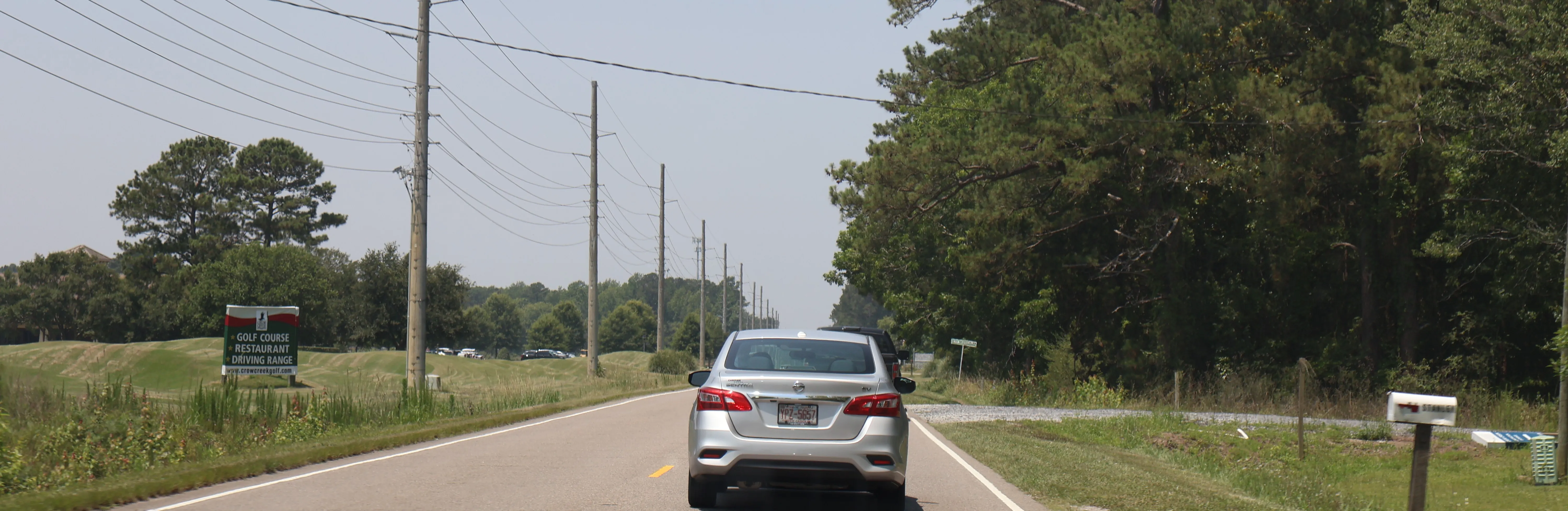 Hickman Road in Northwest, North Carolina.