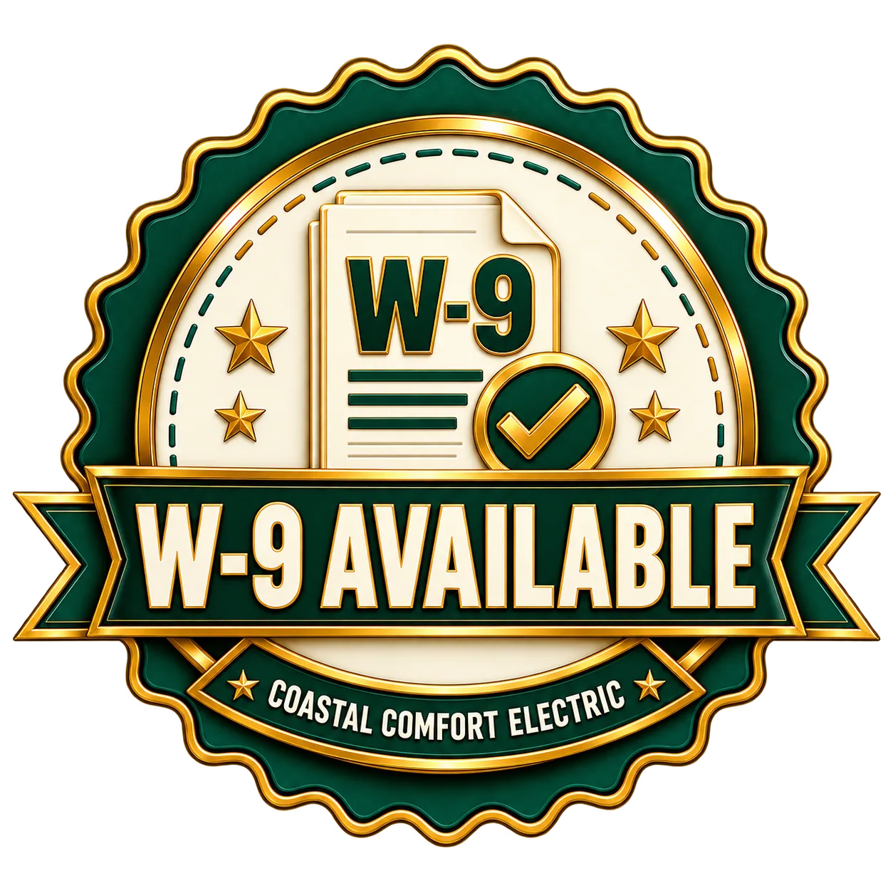 W-9 available